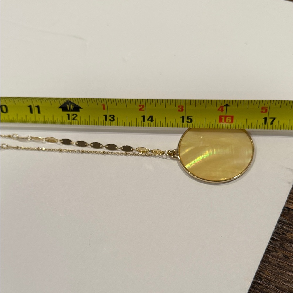 NWT Anthropologie Iridescent Pendant Necklace - Picture 9 of 10